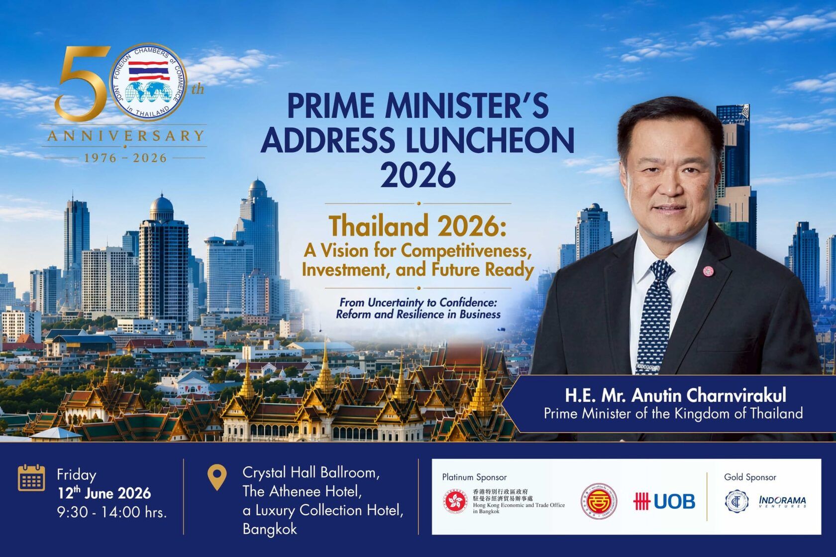TRCC Members Participated in the JFCCT Prime Minister’s Address Luncheon 2026
